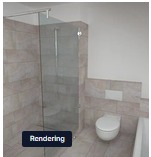 Photorealistic bathroom rendering
